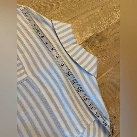 SOFT SURROUNDINGS Striped Shirt Artsy Buttons size MP - Picture 7 of 10
